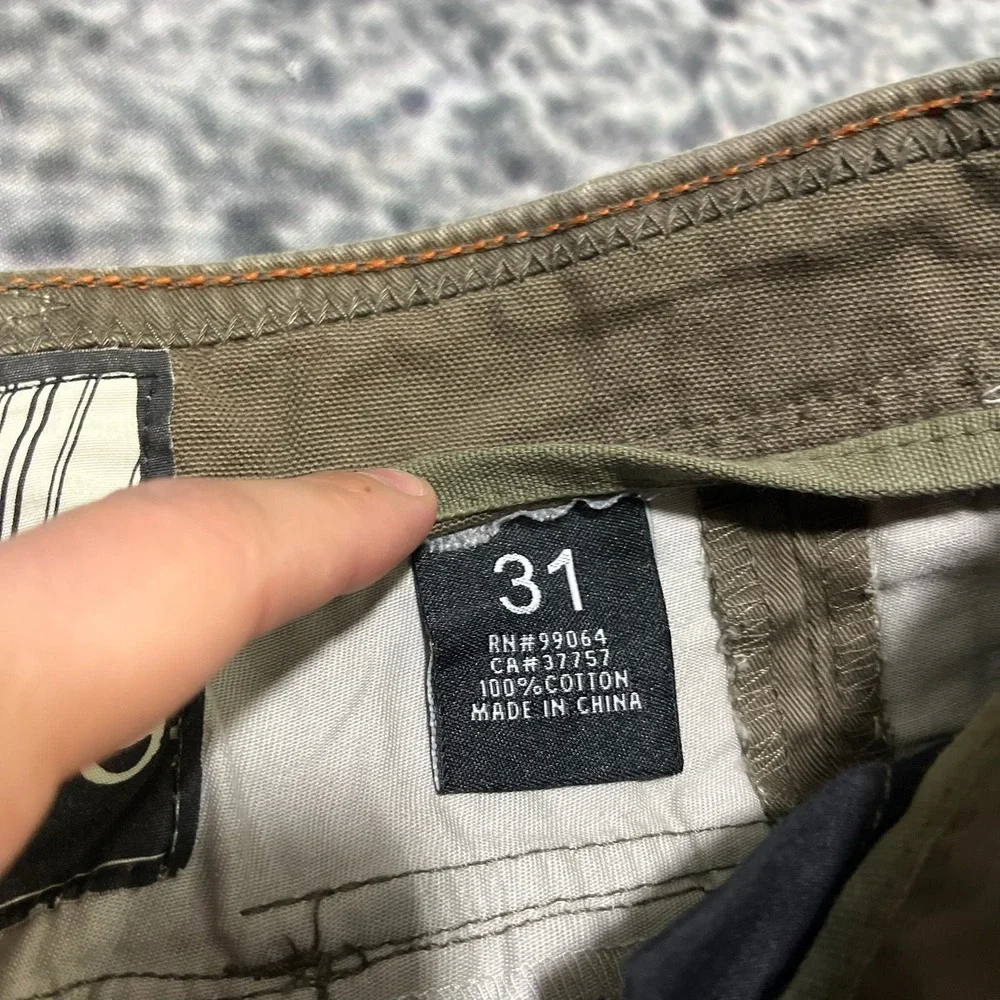 NWT Billabong Cargo Pants 31x30‎ Brown Baggy Wide Leg Surf Skater Vintage Y2K